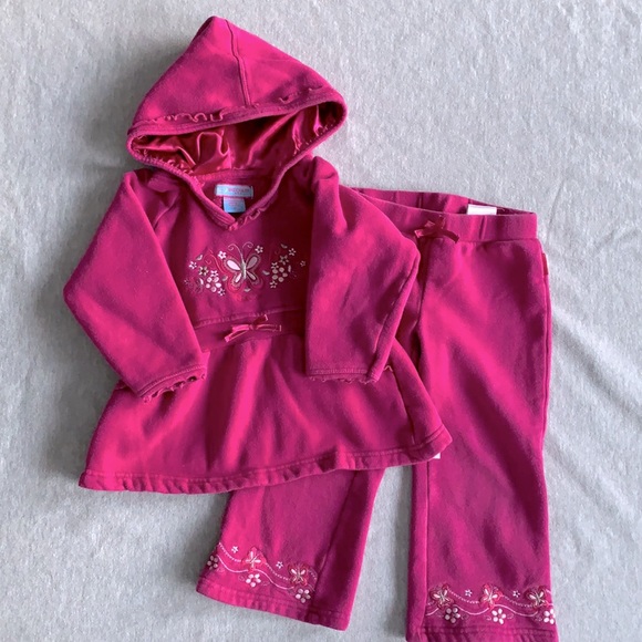 Sketchers FleeceTunic Pants Set Size 3 - Picture 1 of 9